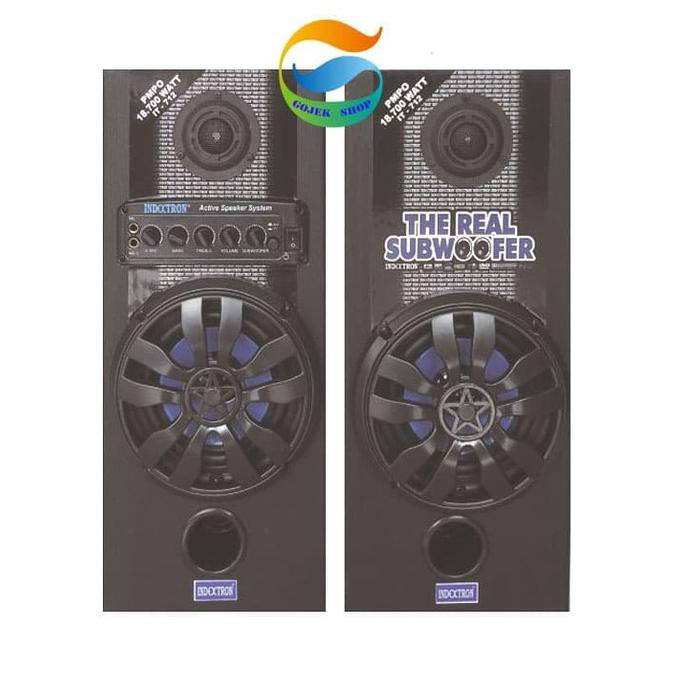 Speaker Aktif Indextron It-719 With Subwoofer 8.5 Inch - Black Samirimardiani