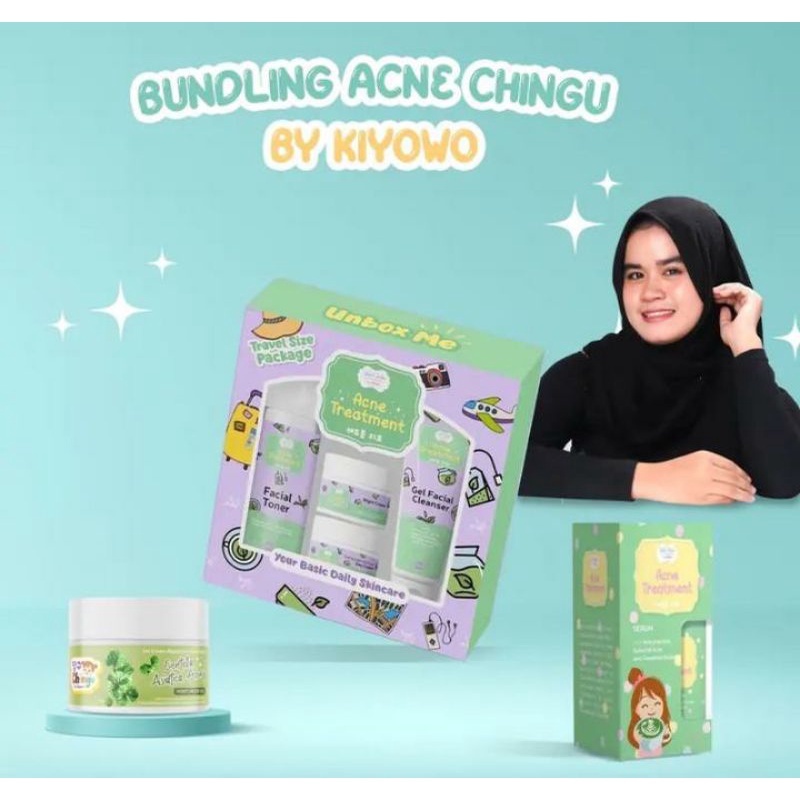 Yeppu Yeppu By Kiyowo Paket Bundling Skincare Travel Size +Serum +Moisturizer Package BPOM