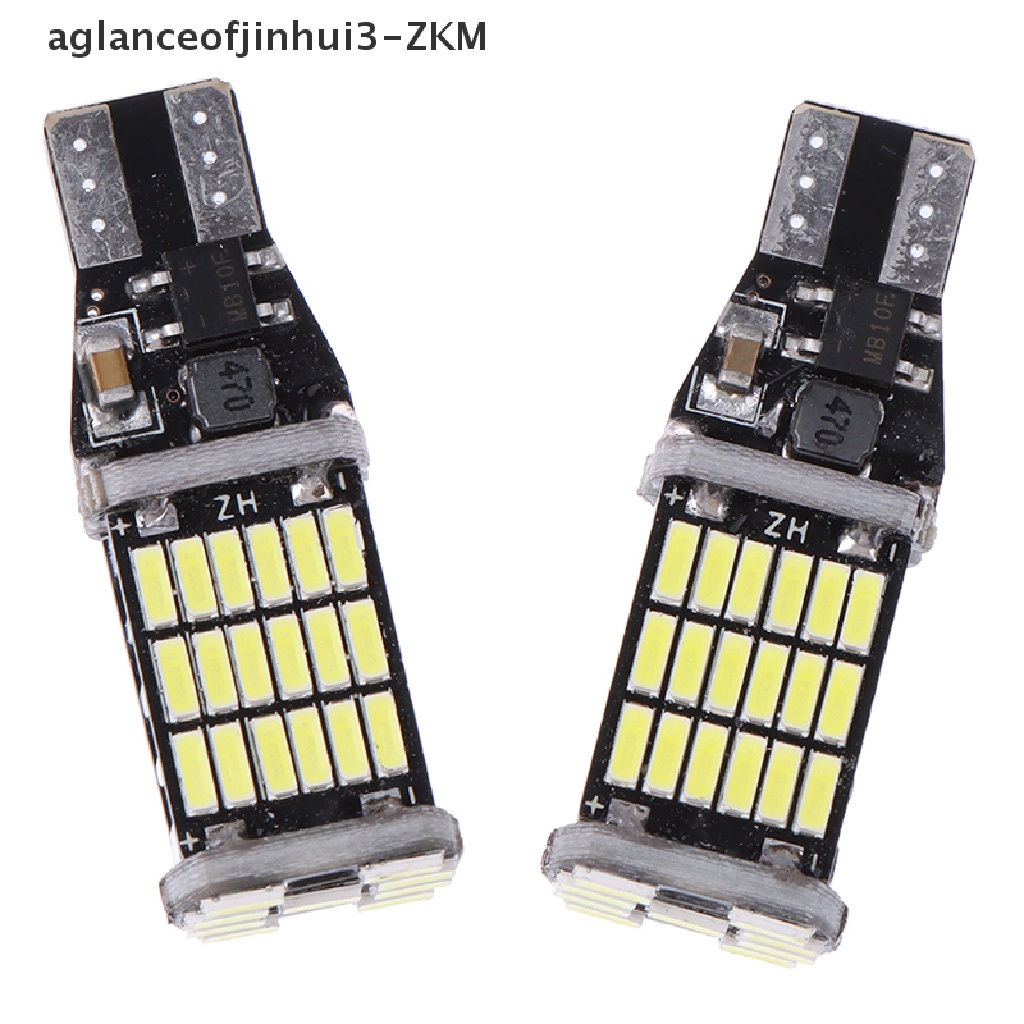 Agid 2pcs Lampu LED Canbus T16 T15 921 W16W Untuk Mundur Mobil