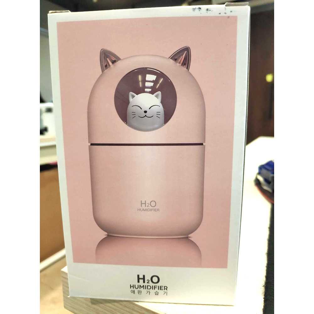 MengMao Humidifier Pelembab Udara Diffuser Cute Cat 300ml - A205