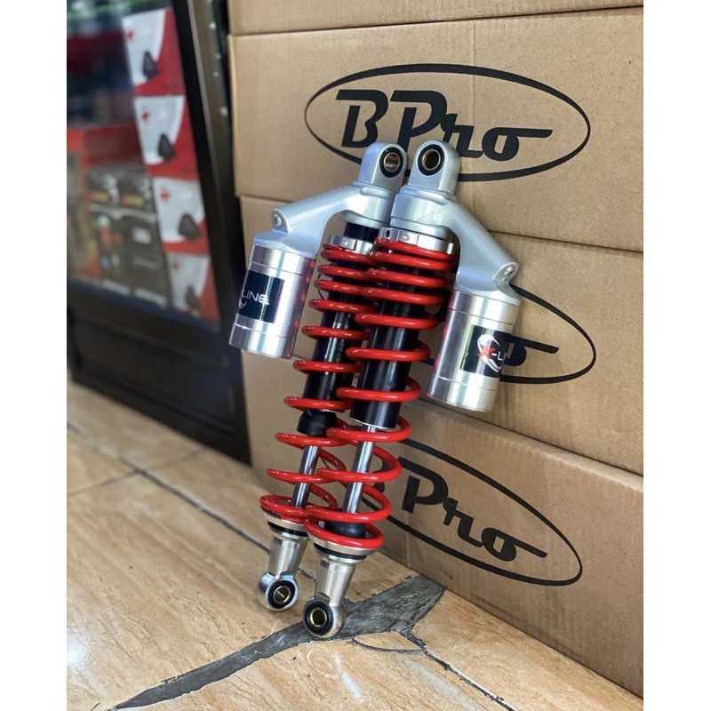 SHOCK SHOCKBREAKER X LINE MODEL TABUNG SILVER 340 MM