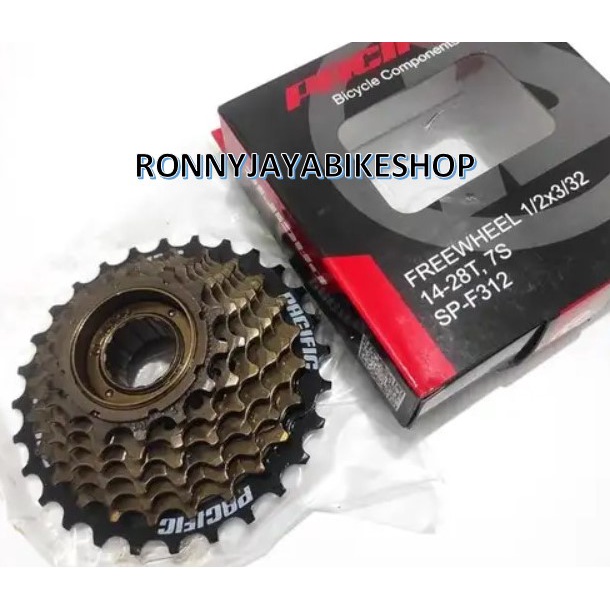 Sprocket/freewheel pacific 7 speed