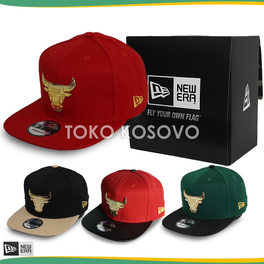 Topi Snapback Chicago Bulls Pin Besi ORIGINAL Grade 100% Import, Topi MLB NBA Hip Hop Rapper Logo Banteng Merah Cream Hijau Hitam Unisex Distro Baseball Bisbol besball Pria Wanita Cowo Laki Dewasa Polos Ori Premium Murah Impor Tim Basket