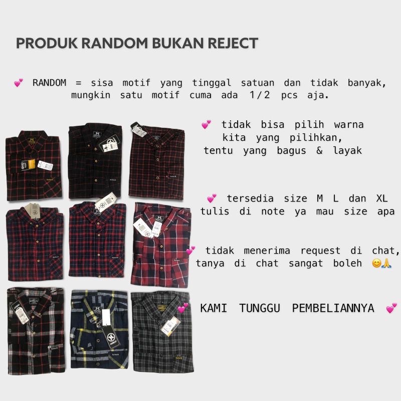 KEMEJA FLANEL PRIA KEMEJA FLANEL WANITA  KEMEJA FLANEL LENGAN PANJANG KOTAK KOTAK FLANNEL PREMIUM BUKAN ERIGO BUKAN PREPP