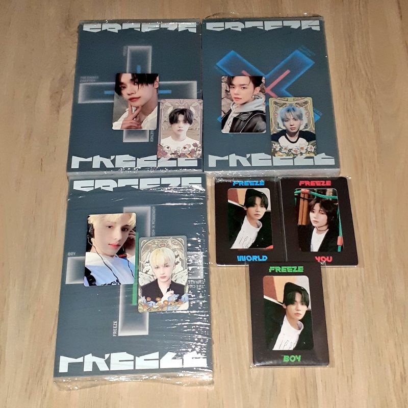 TXT official album the Chaos Chapter: Freeze unsealed with photocard