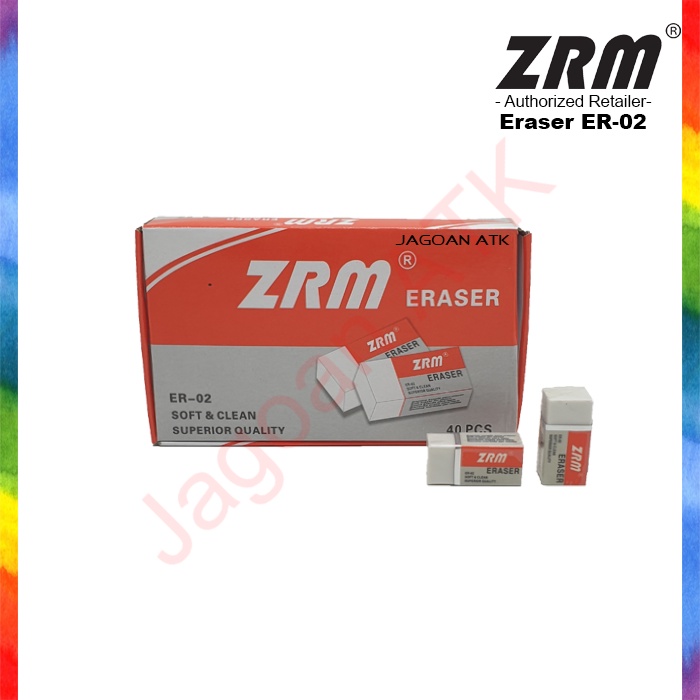

Penghapus Pensil Bersih / Pencil Eraser White 1pcs ZRM ER-02
