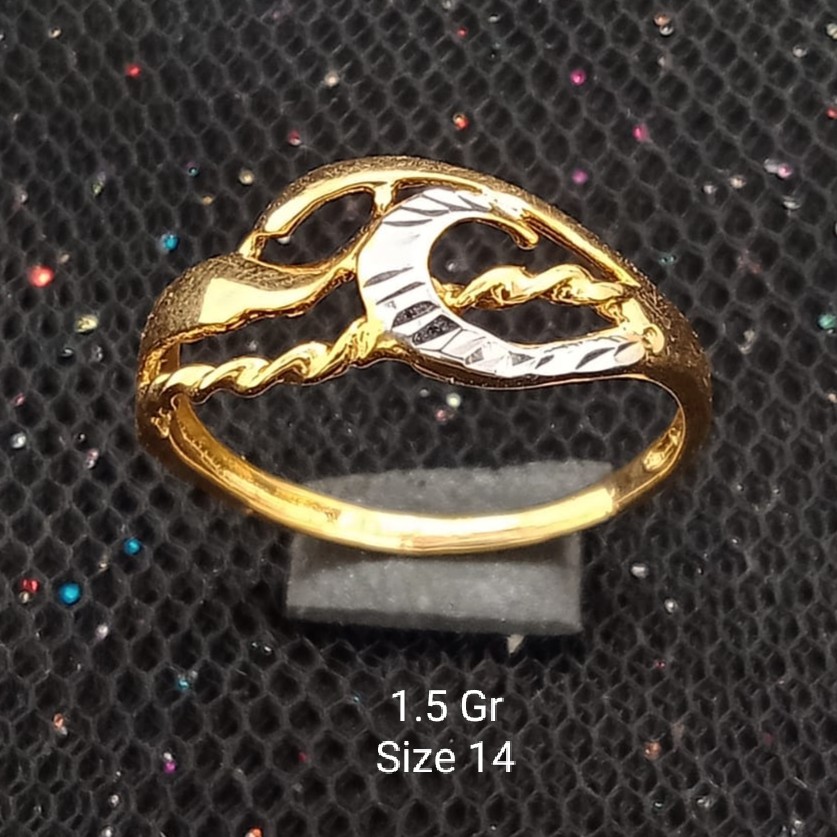 New Cincin Emas 17K - 1.5 gr Kadar 750 - 1716