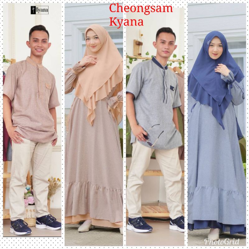 READY STOCK CHEONGSAM SARIMBIT ORIGINAL KYANA HIJAB