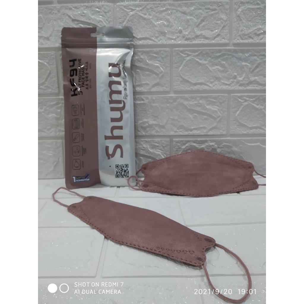 MASKER KF94 MOUSON ISI 10PC Masker KF 94 4ply Masker 4D EVO isi 10pcs-KF94 SHUMU SHRIMP