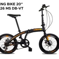 SEPEDA LIPAT EXOTIC ET 2026 MS DISC BRAKE VELG TINGGI 7 SPEED SHIMANO