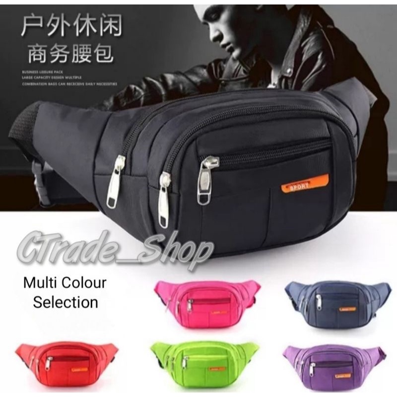 Tas Pinggang Sport Tas Olahraga Waterproof Sport Waist Bag