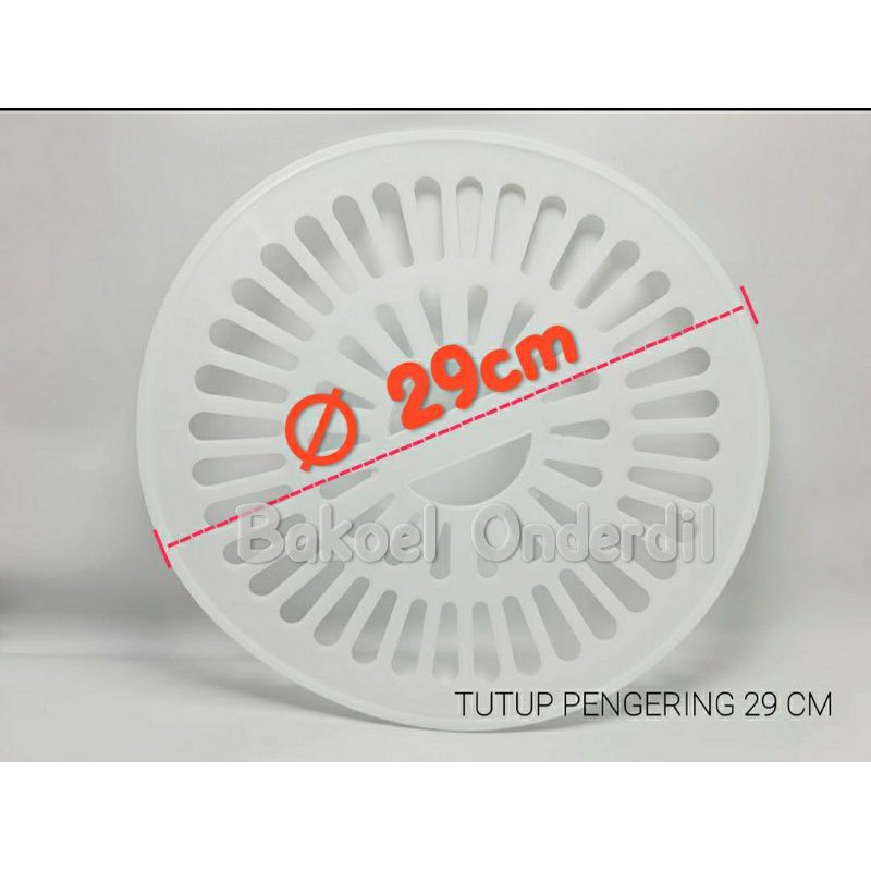 TUTUP PENGERING MESIN CUCI 2 TABUNG MODEL BULAT DIAMETER 29 CM
