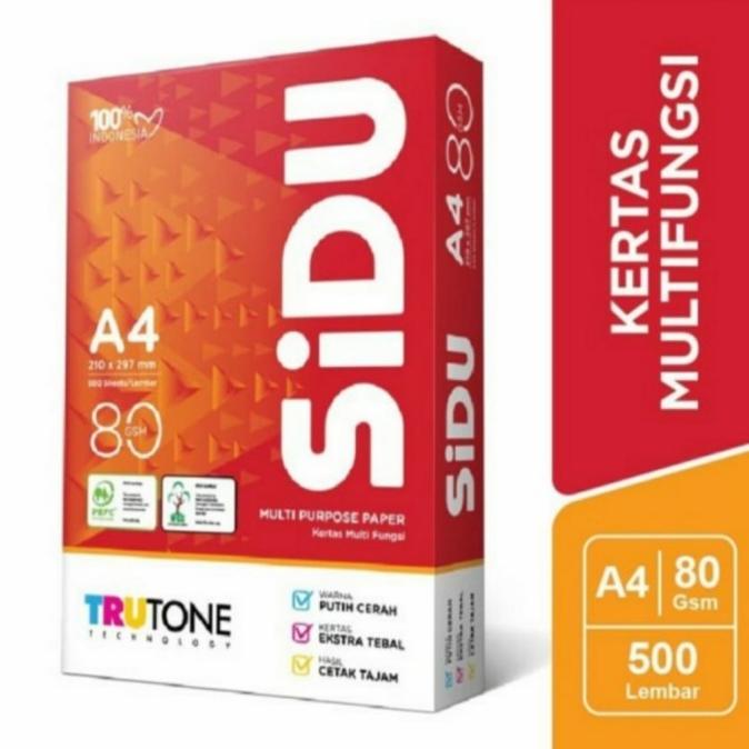 

Kertas HVS Sinar Dunia SIDU A4 80 Gram