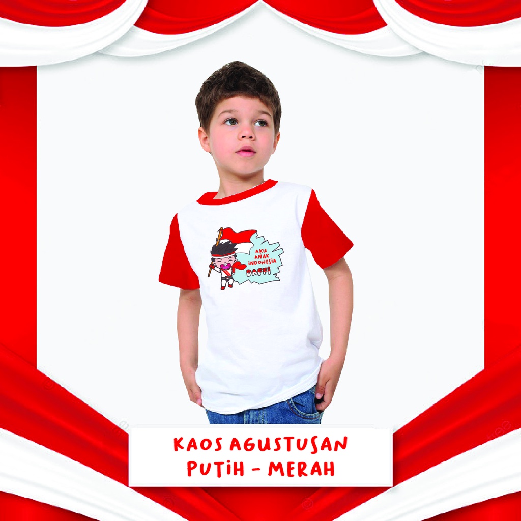 KAOS AGUSTUSAN | KAOS ANAK AGUSTUSAN | KAOS 17 AGUSTUS | KAOS AGUSTUSAN ANAK |  KAOS CUSTOM AGUSTUSA