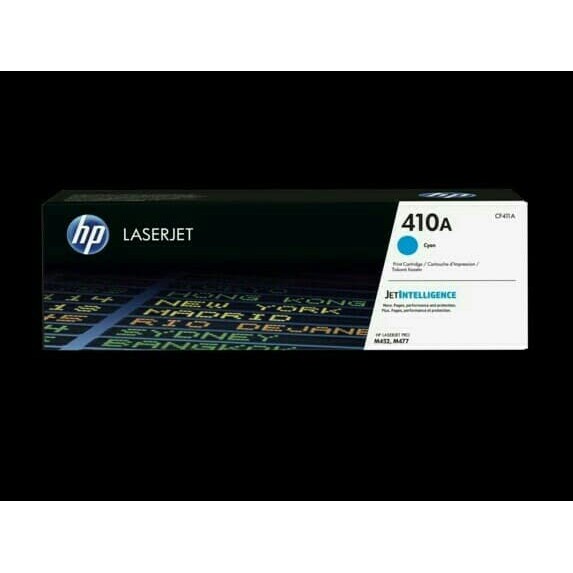 Toner HP laserjet 410A cyan original CF 411