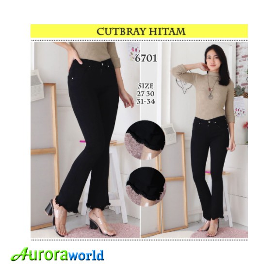 Celana jeans cutbray softjeans stretch kualitas super