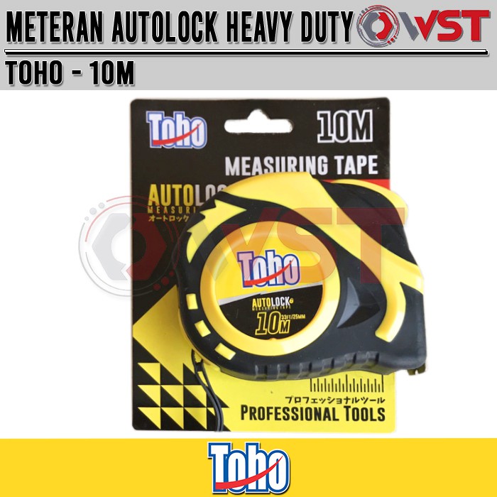 Meteran 10 Meter Autolock TOHO / TOHO meteran 10Meter Autolock / 10m