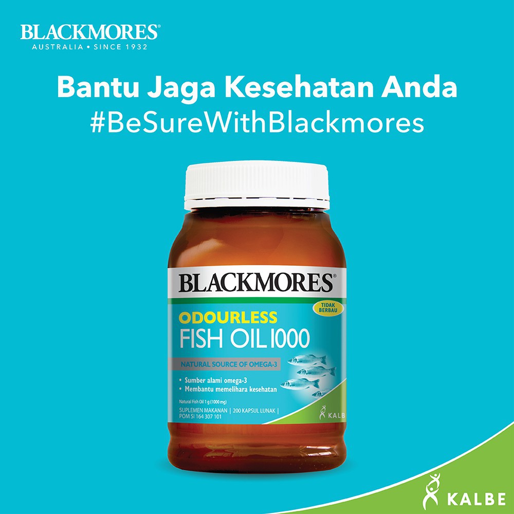 Blackmores Odourless Fish Oil 1000 (200)