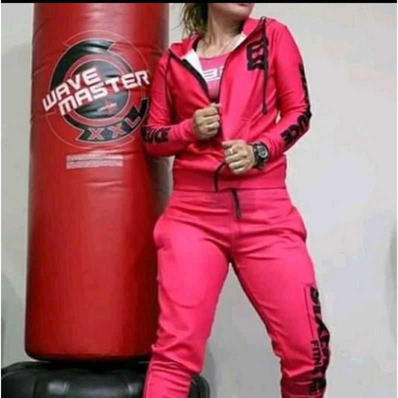 setelan senam jaket hoody dan joger sxb sport indonesia