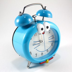 (250 gr) Jam Weker Beker Alarm Karakter Doraemon Hello Kitty Keroppi Suara Kring Sangat Nyaring