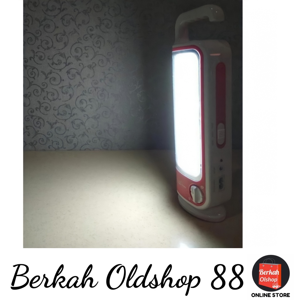 Berkah Oldshop 88 - LAMPU EMERGENCY TUBE 60SMD DIMMER DARURAT AOKI AK 5563