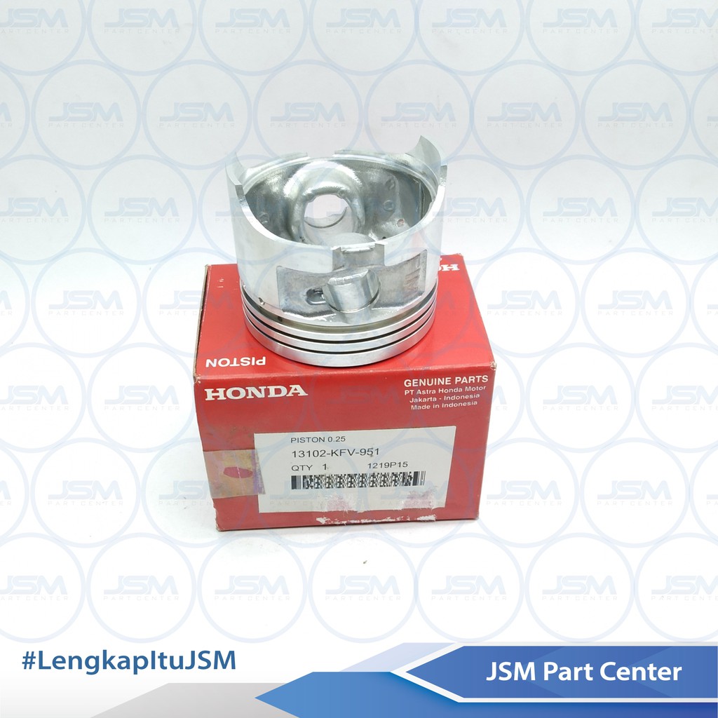 PISTON SEHER GRAND SUPRA X LAMA WIN REVO LAMA SUPRA FIT LAMA / NEW 13102-KFV-951 SIZE 25 ORI AHM