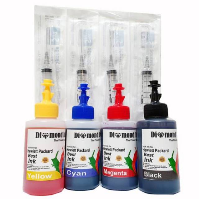 Promo Paket Tinta Hp Isi Ulang Diamond Ink 100ml