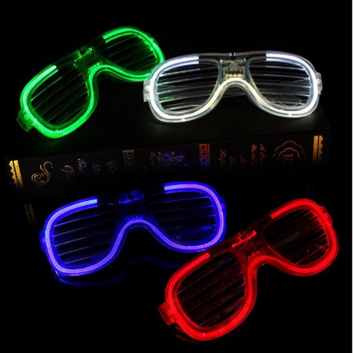 TBI Party Glasses Kacamata Party Bisa Nyala LMFAO Kacamata Neon Millenial