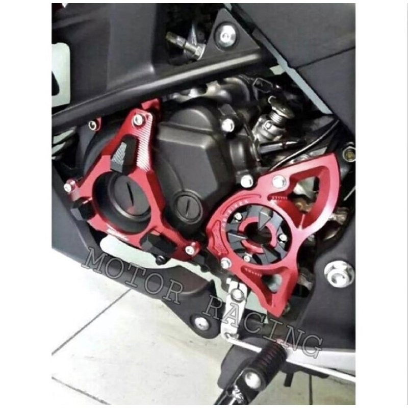 cover gear-tutup gear depan cnc vixion - r15 - xabre - v84 - mx king