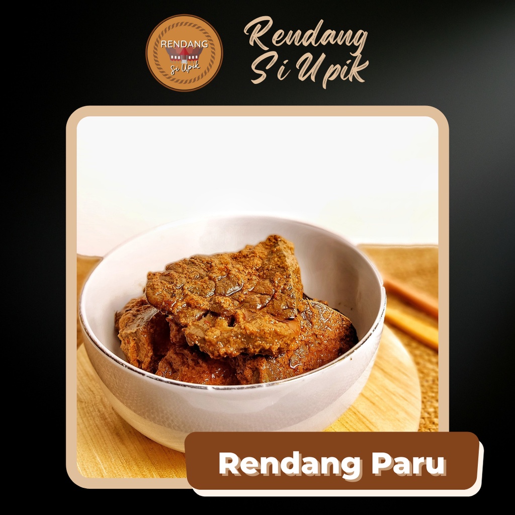 

RENDANG PARU RENDANG SI UPIK ASLI PADANG FROZEN 250 GRAM