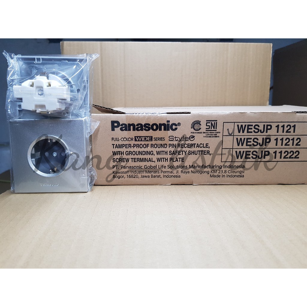Stop Kontak Panasonic Silver WESJP1121MWS