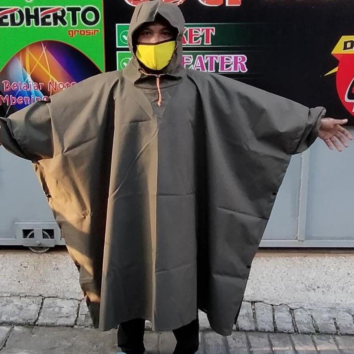 [KODE REFTT] Jas Hujan Ponco Lengan JWS, Mantel Hujan Lengan JWS, Rainbat Lengan, Ponco Lengan EDHER