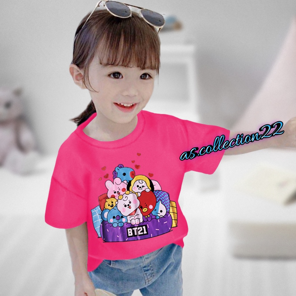 KAOS Anak perempuan BTS//USIA 1-12 TAHUN