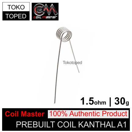 Authentic Coil Master Pre-built Kanthal A1 1.5 ohm | 30 awg