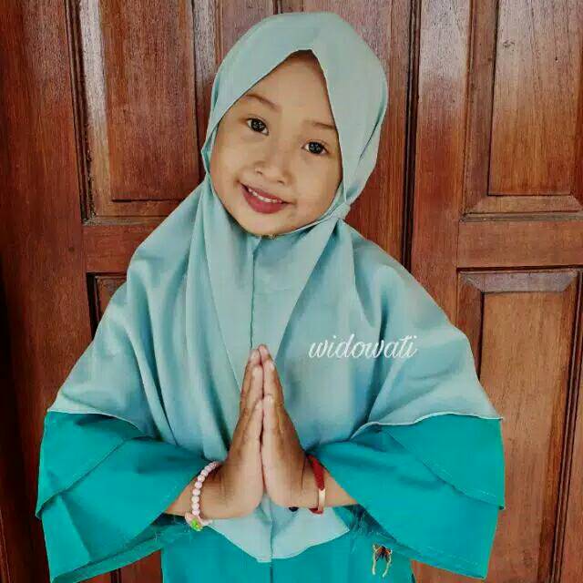 Jilbab instant anak mariyam size 60*70 untuk usia 5-12 th