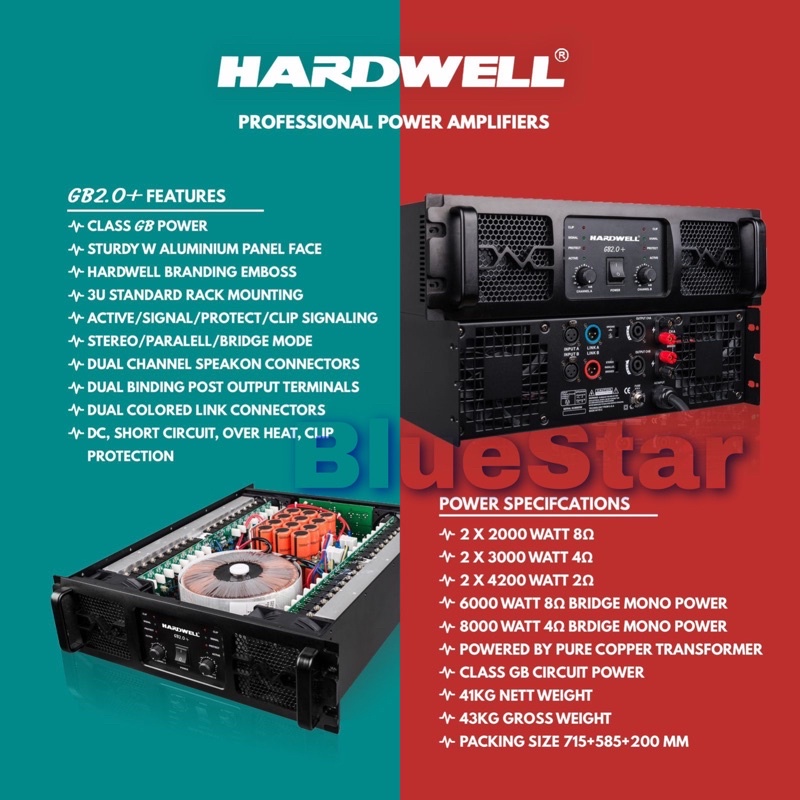 Power Hardwell GB2.0+ Original Amplifier Hardwell GB 2.0 + Class GB
