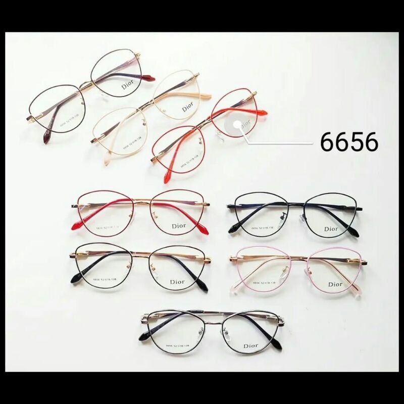 6656 NEW FRAME CAT EYE KACAMATA CAT EYE ENGSEL PER
