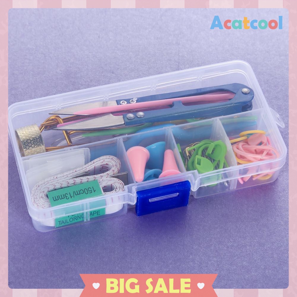 DIY Knitting Tools Crochet Yarn Hook Stitch Weave Accessories Supplies Case