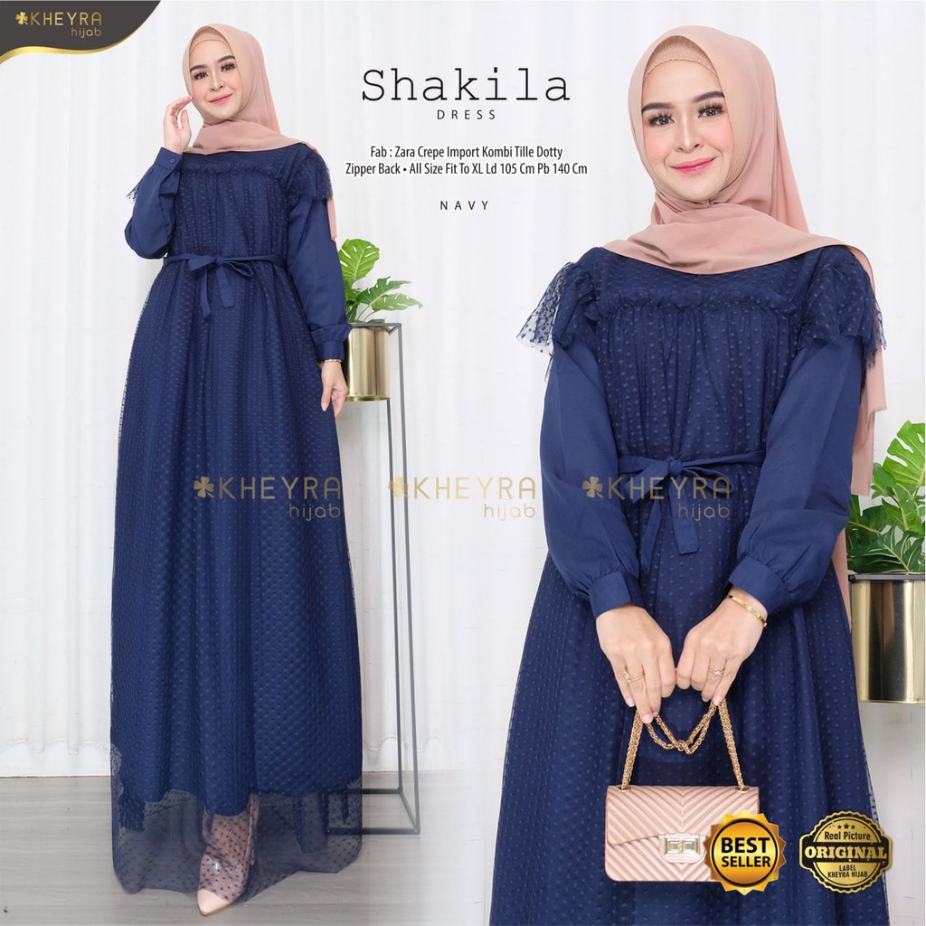 MODEST FASHION DISKON PROMO Gamis Syari Syarie baju brukat Pesta Kondangan ADA JUMBO s/d XXXL LD s/d