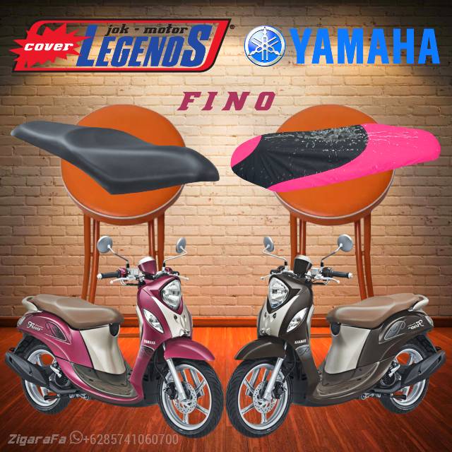 Cover Jok FINO Anti Air / Sarung Mantel Jok Motor Standar / Modifikasi