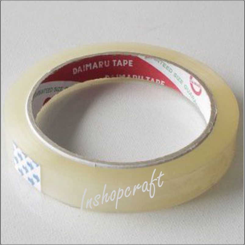 

Solasi Bening Kecil Daimaru Tape Ukuran 12mm x 72mm Murah [INSHOP]