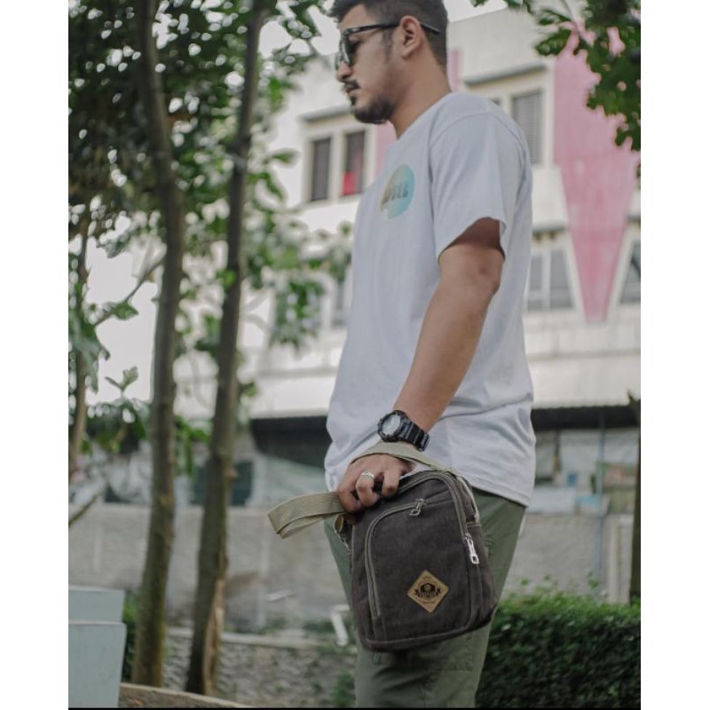 tas selempang baepack kanvas