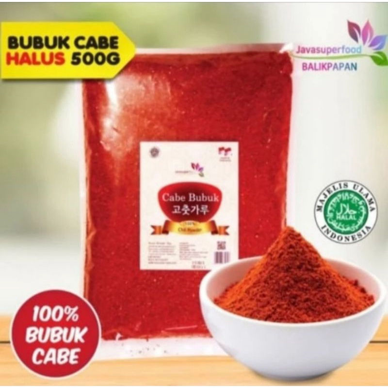 

Gochugaru bubuk cabe halus 500gr / lv 30 / chili powder korea
