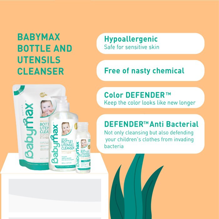 Babymax Bottle and Utensils Cleanser and Detergent