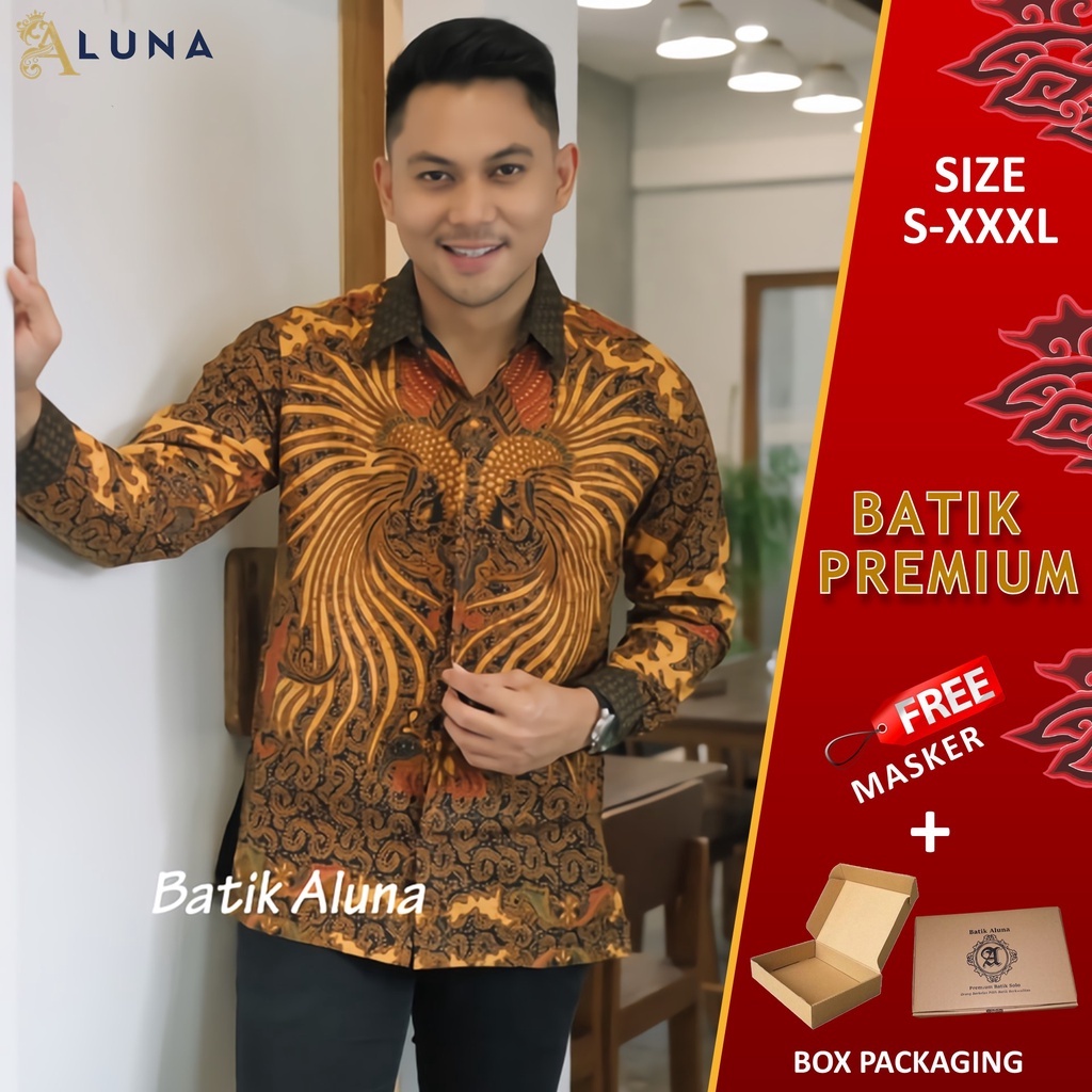 KEMEJA BATIK PRIA LENGAN PANJANG BATURADEN BATIK PRABU REGULER FIT SERAGAM KANTOR EXCLUSIF PREMIUM PCW 094