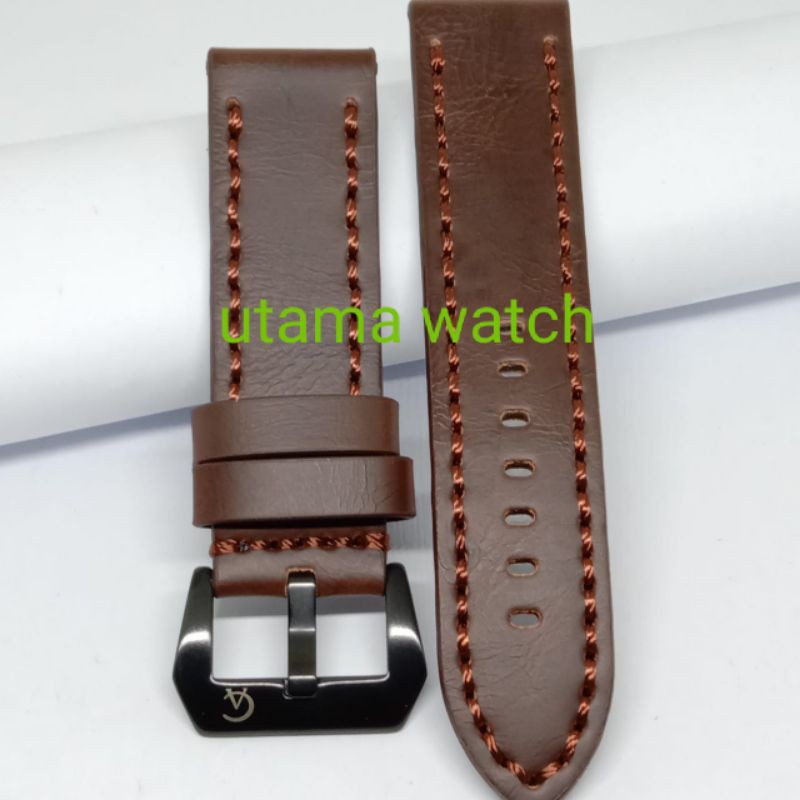 STRAP TALI JAM EXP &amp; Alexandre Christie  HITAM COKLAT 22 24 MM STRAP TALI JAM TANGAN ARLOJI