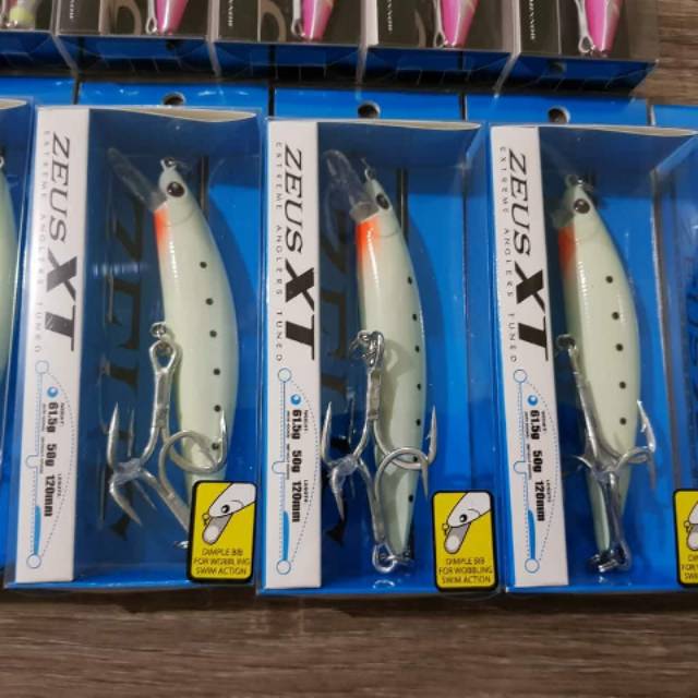 Minnow Lure Zeus New Xt umpan pancing 61.5gram