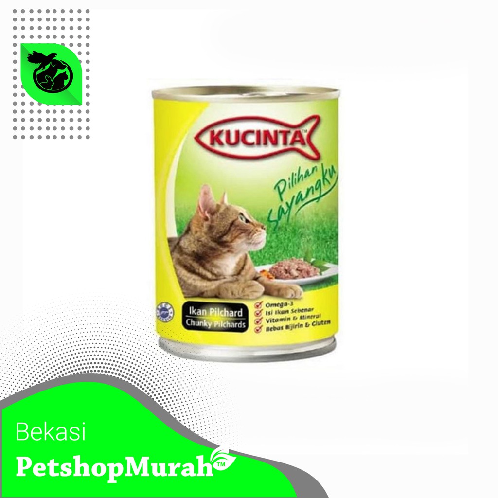 Makanan Kucing Basah Kaleng Kucinta 400 gram WetFood Kucinta 400 gr Can