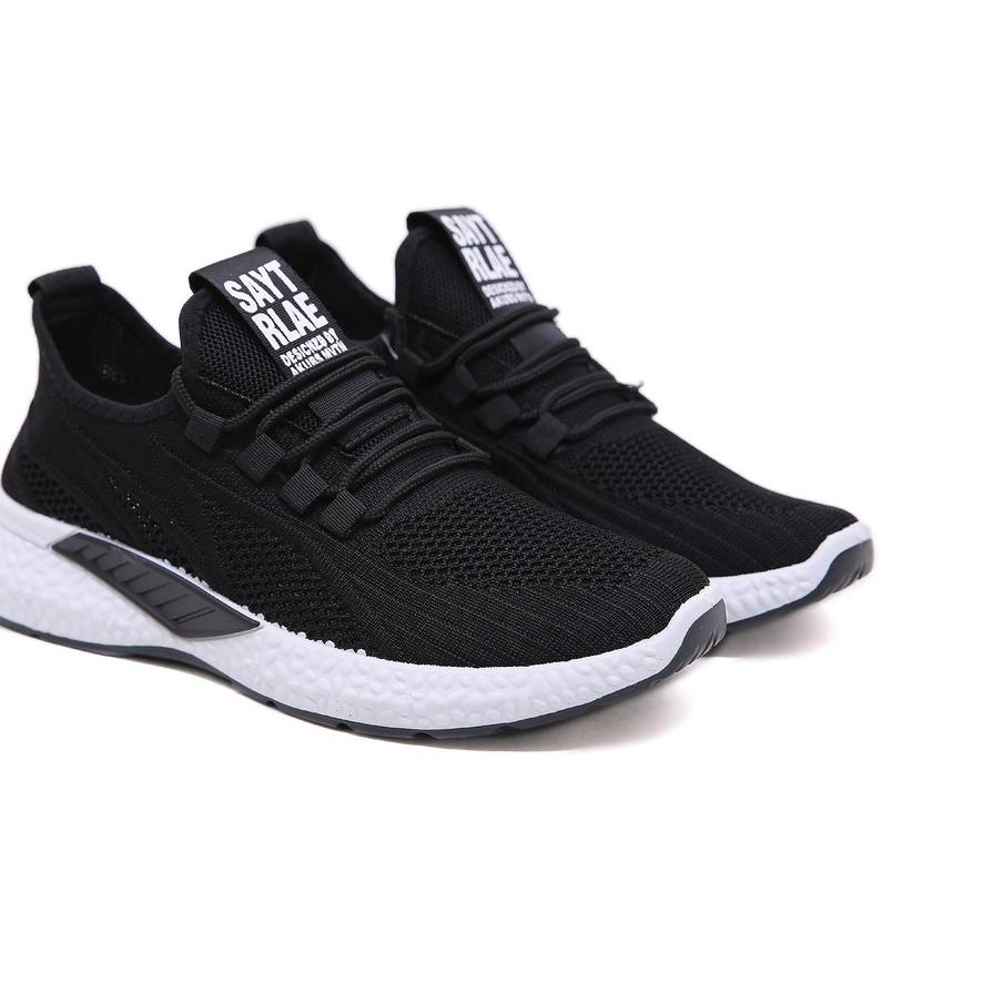 PVN Sepatu Sneakers Pria Import Men Shoes Kasual Hitam 454