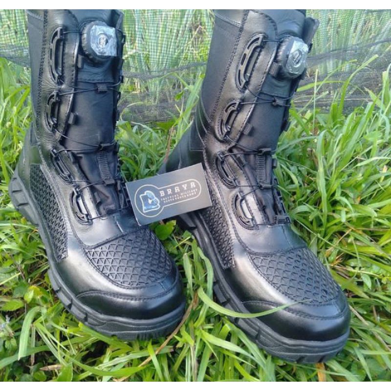 sepatu pdl boa jaring tawon kulit asli